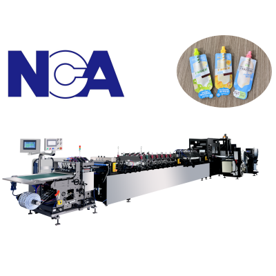NCA600SZQ型 三邊封、自立、一出三企鵝包制袋機(jī)